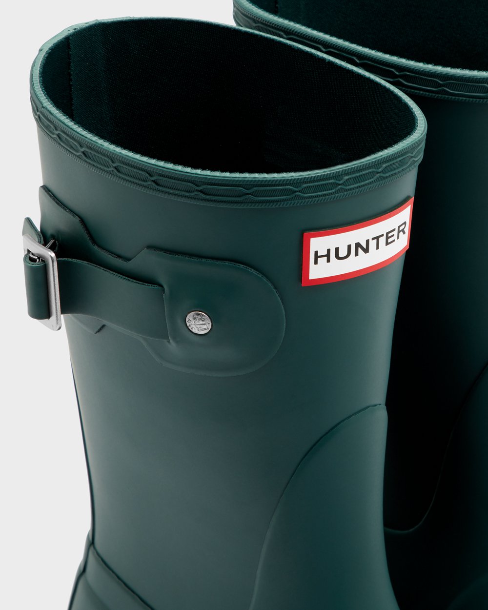 Botas de Lluvia Cortas Hunter Mujer - Original - Verdes - MVTKHDR-62